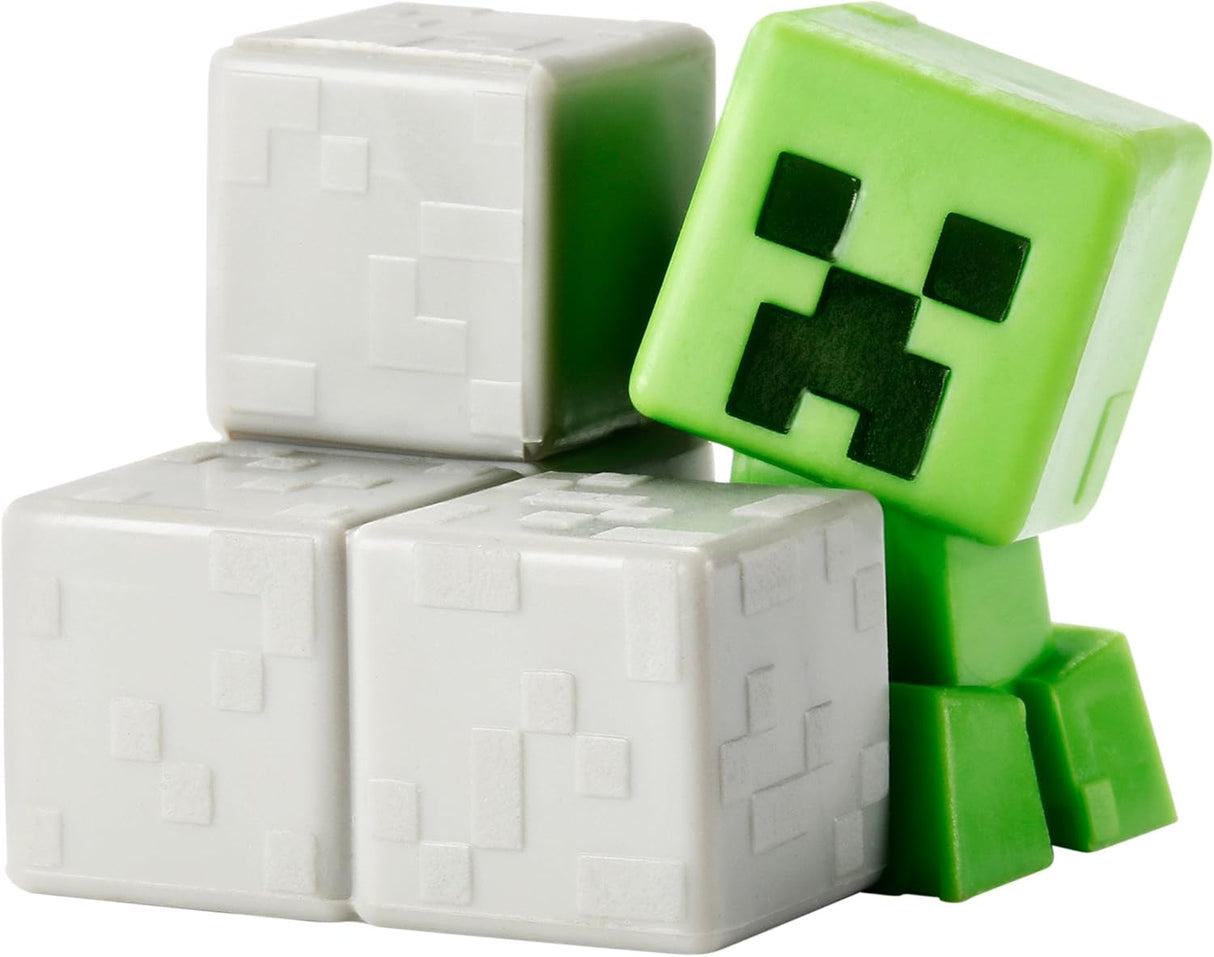 Mini Figuras Elder Guardian, Creeper y Conejo - Pack 3 Piezas