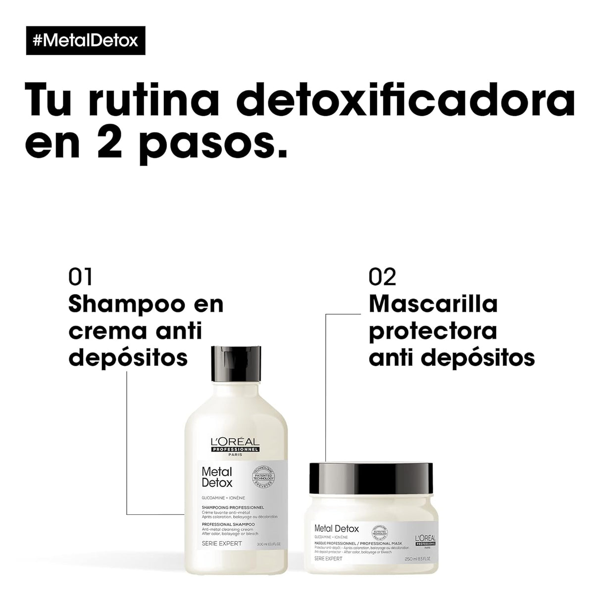 Shampoos y Acondicionadores desintoxica y prolonga el color