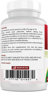 Suplemento 5-HTP 200 mg Best Naturals, 120 Cápsulas Veganas