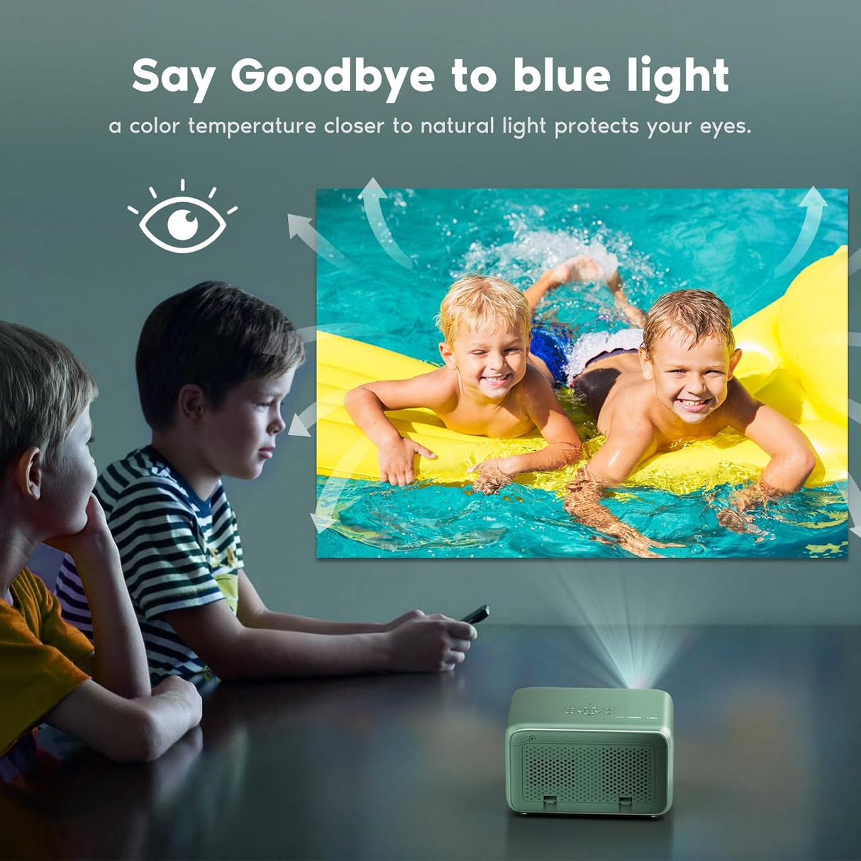 Proyector 4K TMY, WiFi y Bluetooth, 400 ANSI, portátil