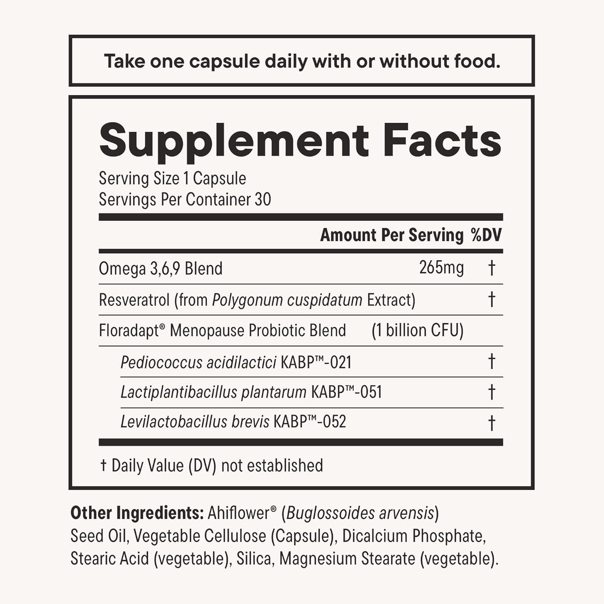 Nouri Menopausia Probiótico con Resveratrol 30 días