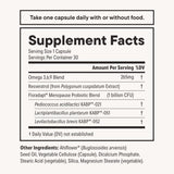 Nouri Menopausia Probiótico con Resveratrol 30 días