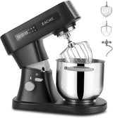 Batidora de pie 7.4QT 800W con 3 accesorios de acero inoxidable