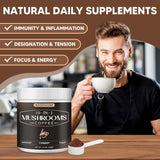 Café Instantáneo de Setas 10 en 1, Energía y Enfoque, 180g