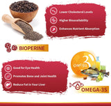 Suplemento CoQ10 300mg ZEBORA, Antioxidante y Energía, 120 cápsulas