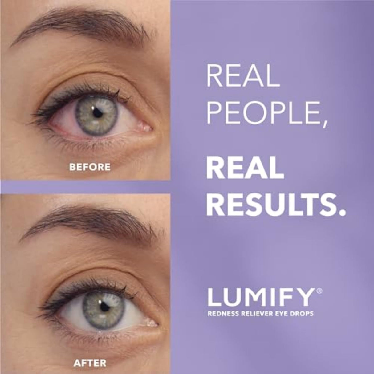 Gotas para ojos LUMIFY, alivio en 0.08 oz (2.5 ml)