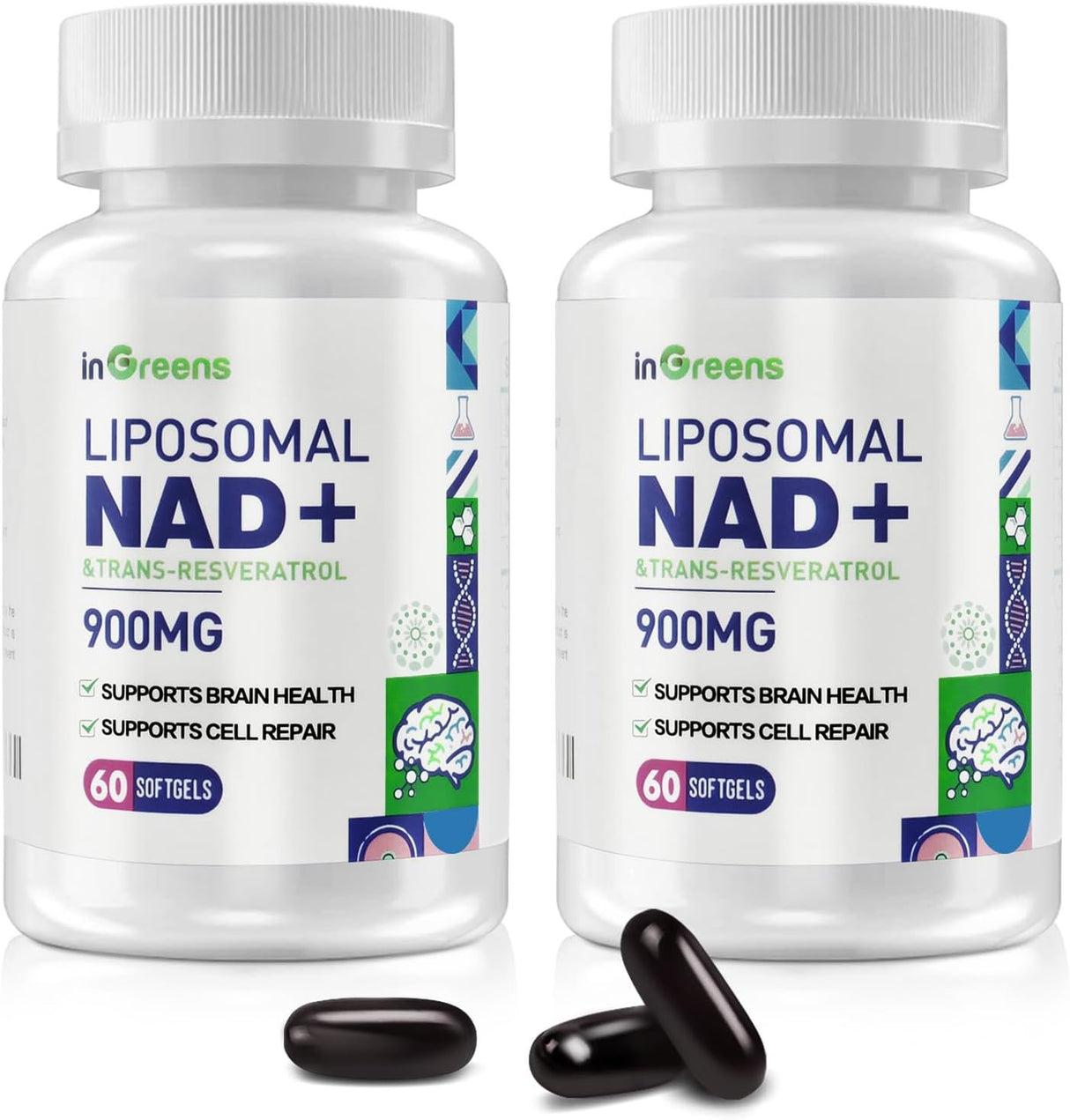 Suplemento True NAD Plus para reparación del ADN y refuerzo