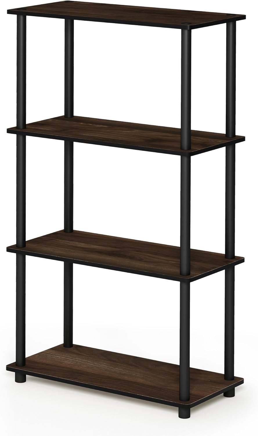 Estante Multipropósito Furinno 4 Niveles, Tubos Redondos, Modelo
