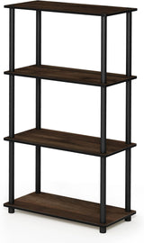Estante Multipropósito Furinno 4 Niveles, Tubos Redondos, Modelo