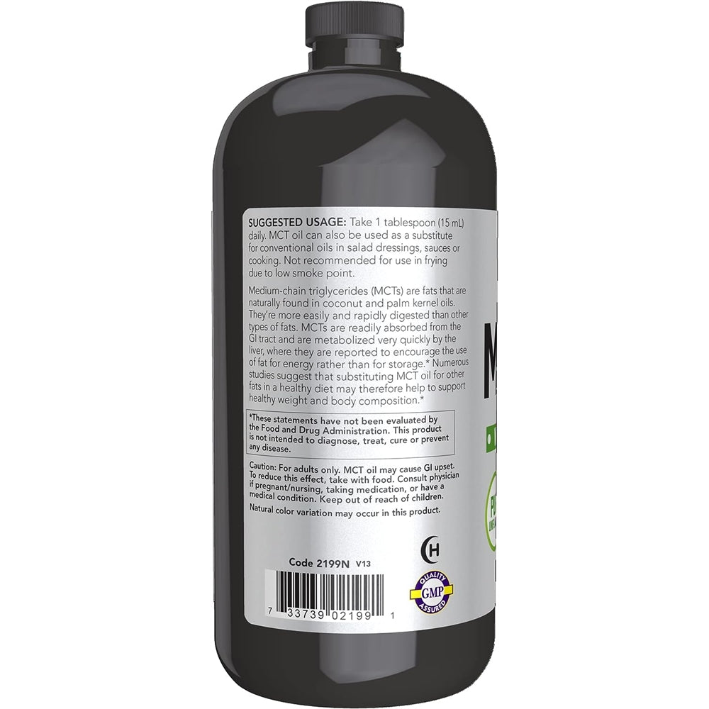 Suplemento Aceite MCT (triglicéridos de cadena media) 32 oz