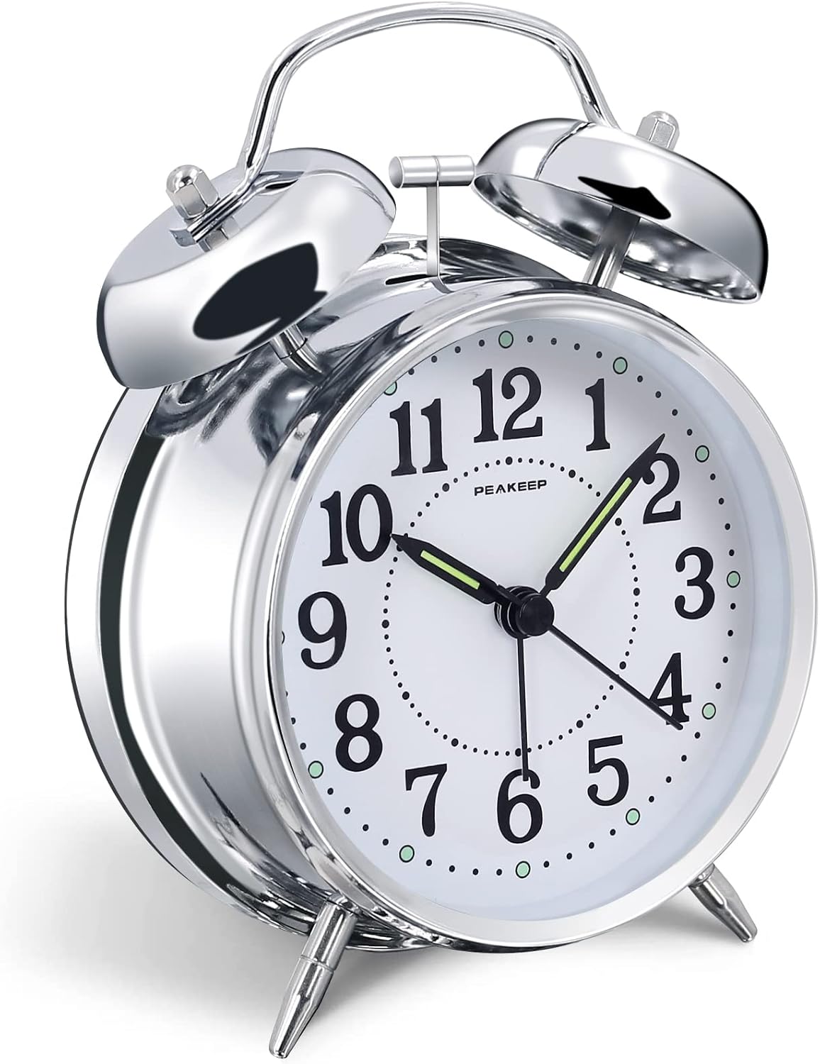 Reloj despertador de campana doble para dormilones modelo 4