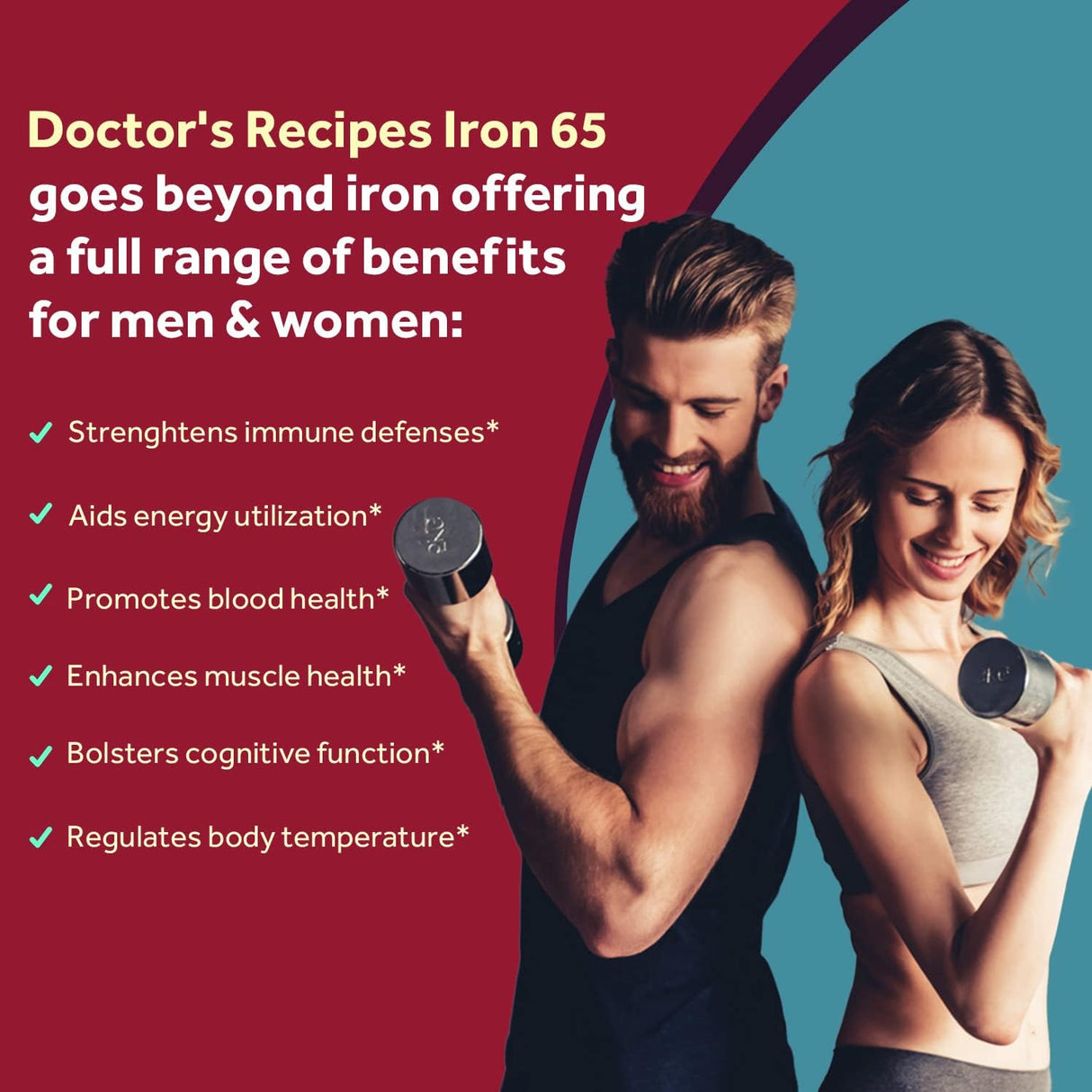 Suplementos Alimenticios Hierro carbonilo  con vitamina C
