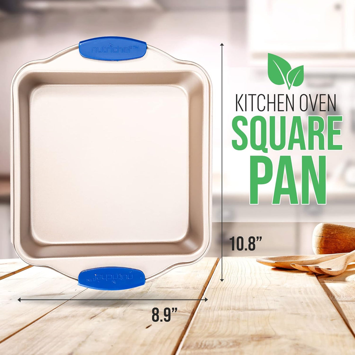 Moldes para Hornear cuadrada NutriChef BKNCSBSG36SQUARE