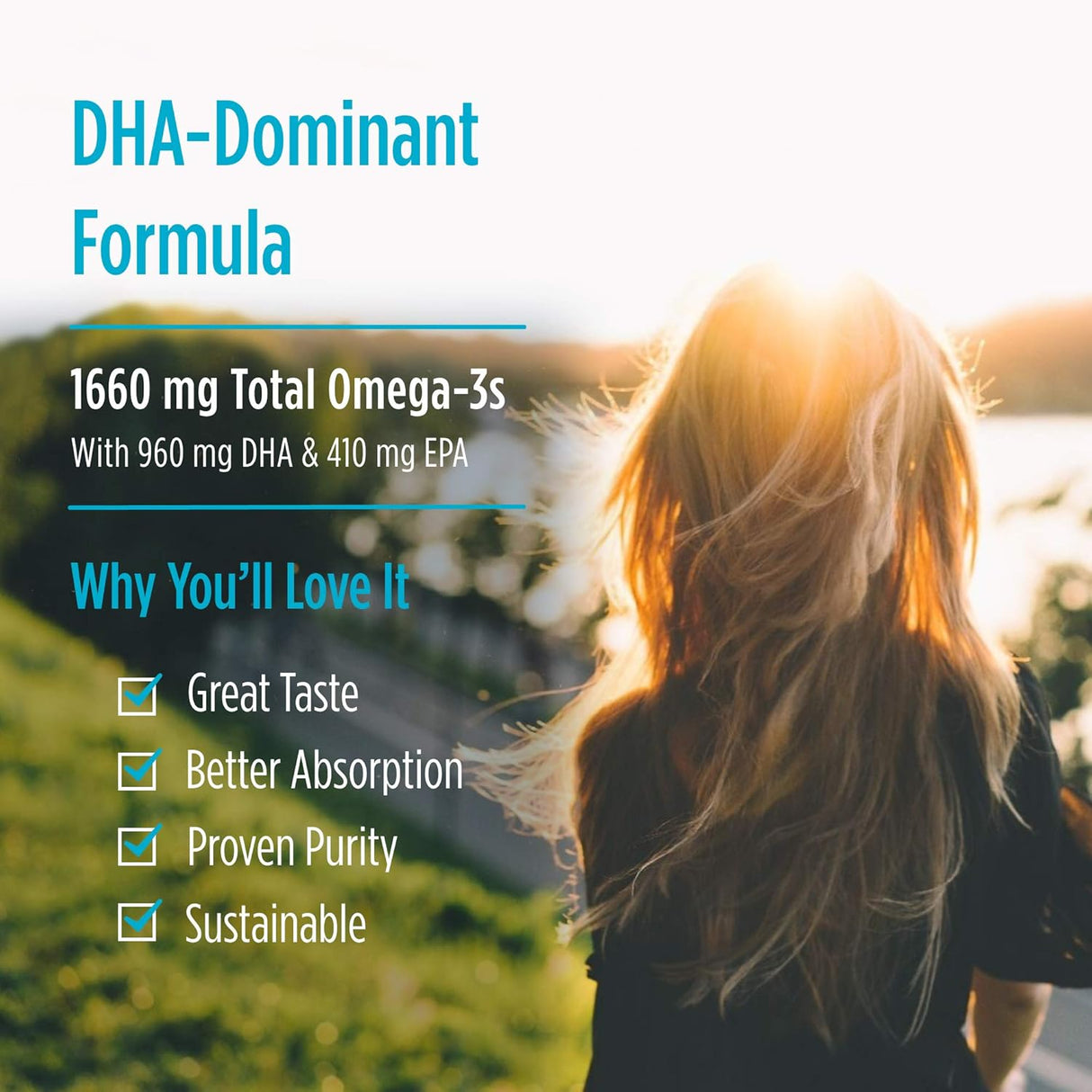 Suplemento DHA Xtra, Fresa  60 geles 1660 mg Omega-3