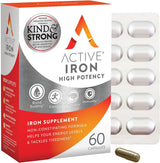 Suplemento de hierro activo de alta potencia absorción 60und