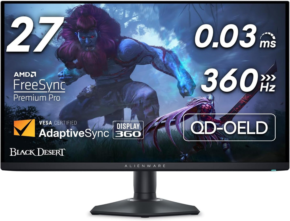 Monitor Gaming Alienware AW2725DF 26.7 WQHD 360Hz 0.03ms