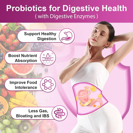 Suplementos Probióticos para mujeres salud digestiva 100 mil