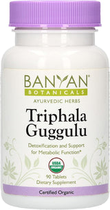 Suplemento Botanicals Triphala Guggulu Pippali orgánico