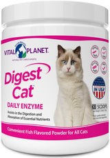 Enzimas Digestivas para Gatos Vital Planet con Calabaza y Jengibre