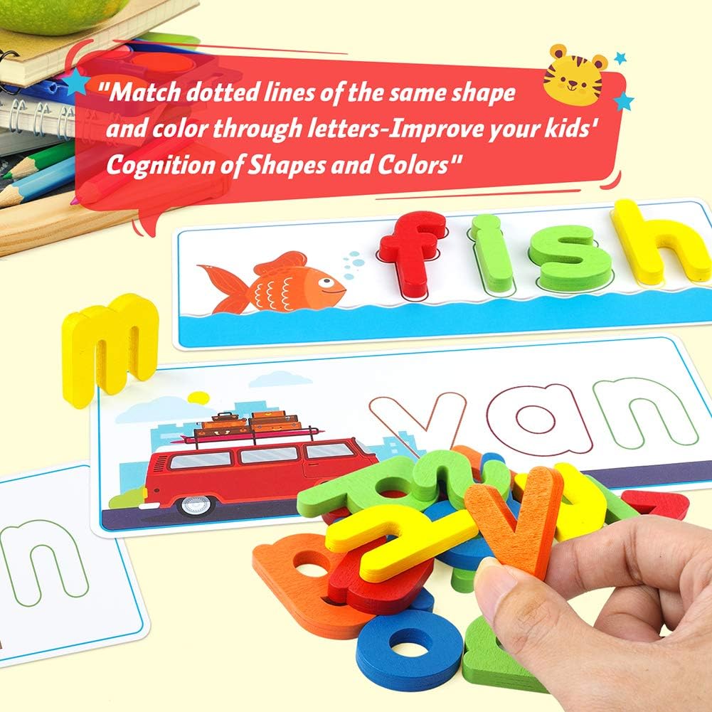 Juegos Educativos KMUYSL - 80 Piezas de Aprendizaje CVC