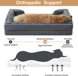 Cama para perros WNPETHOME, ortopédica, lavable, tamaño mediano