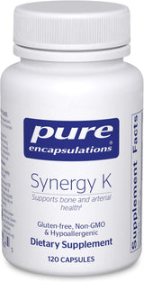 Synergy K de Pure Encapsulations, con K1, K2 y D3, 120 cápsulas