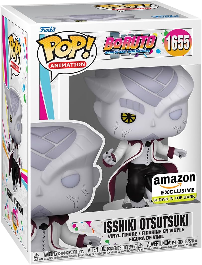 Funko Pop! Boruto - Isshiki Otsutsuki, Glow en la oscuridad, Exclusivo