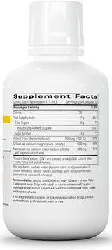 Suplemento Calcio Líquido Magnesio  Formas Minerales 16 oz