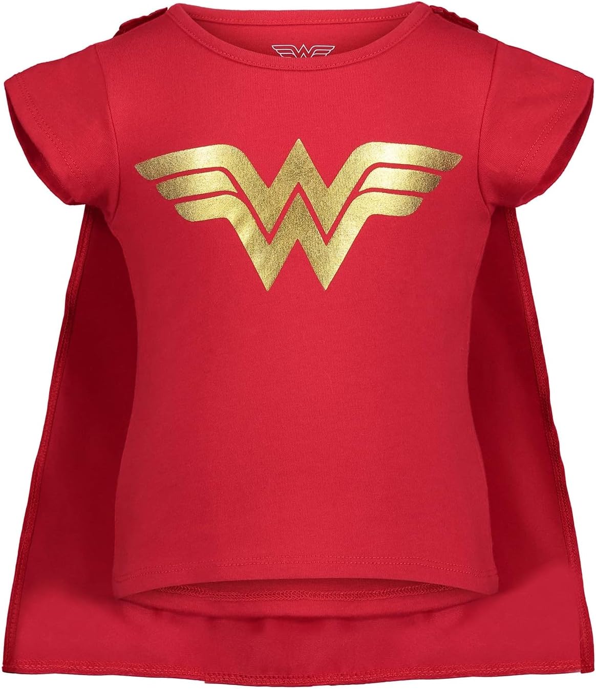 Disfraz Wonder Woman DC Comics Con Falda y Capa para Niños