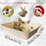 Paquete de 15 cajas de arena desechables para gatos Artuxer