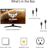 Monitor ASUS TUF Gaming 23.8 165Hz 1ms VG247Q1A