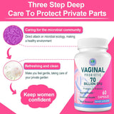 Probiótico vaginal mujer, 70B CFUs, equilibrio pH, prebiotico, D-Mannosa, 60 caps