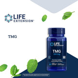 Life Extension TMG 500 mg – Trimetilglicina sin gluten 60 u