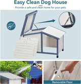 Casa grande para perros techo de PVC Petsfit