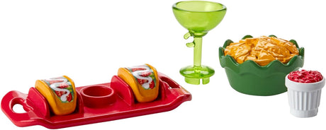 Paquete de accesorios para fiesta de Barbie, taco, marca, 60cm