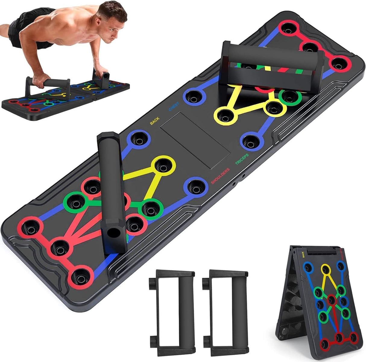 Tabla de flexiones sólida equipo de entrenamiento en casa