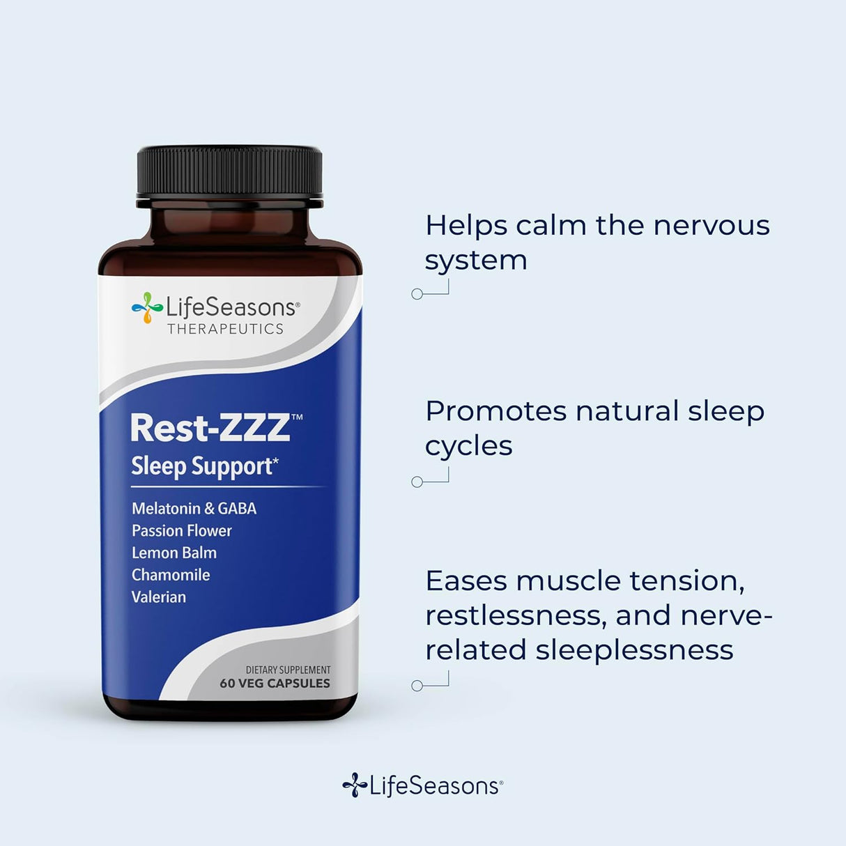 Suplemento Calma el sistema nervioso apoyo para dormir