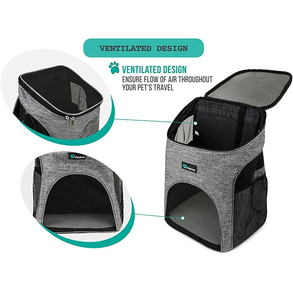 Mochila de transporte de mascotas para gatos