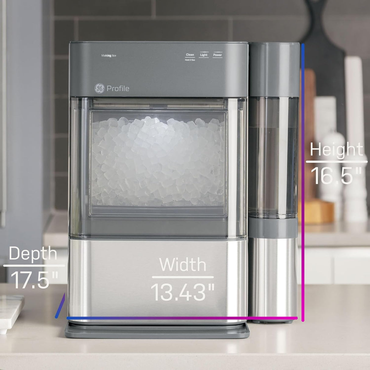 Máquina de Hielo GE Profile Opal 2.0, 38 lbs/día, WiFi