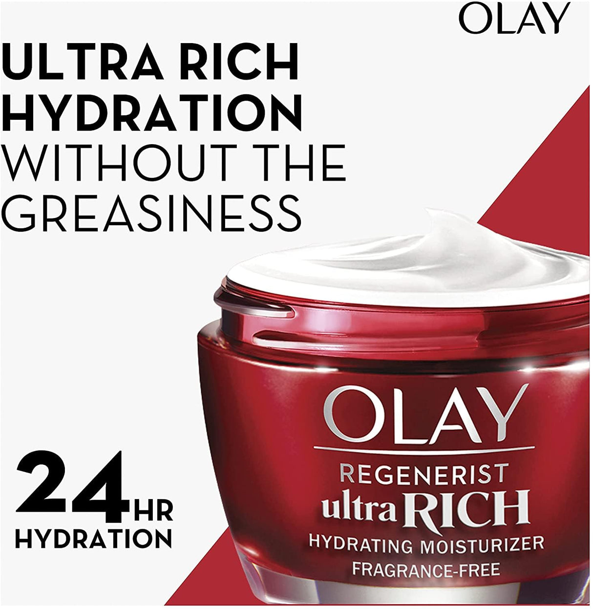 2 Cremas hidratantes faciales sin fragancia Ultra Rich