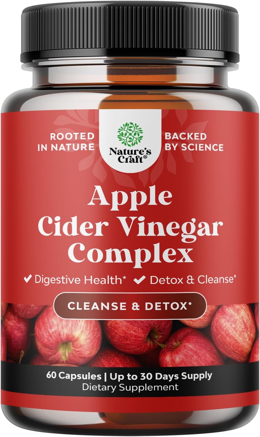 Suplemento de vinagre de sidra de manzana nutricionales