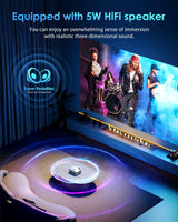 Proyector YOWHICK 4K, 1080P, WiFi, Bluetooth, Zoom 50%