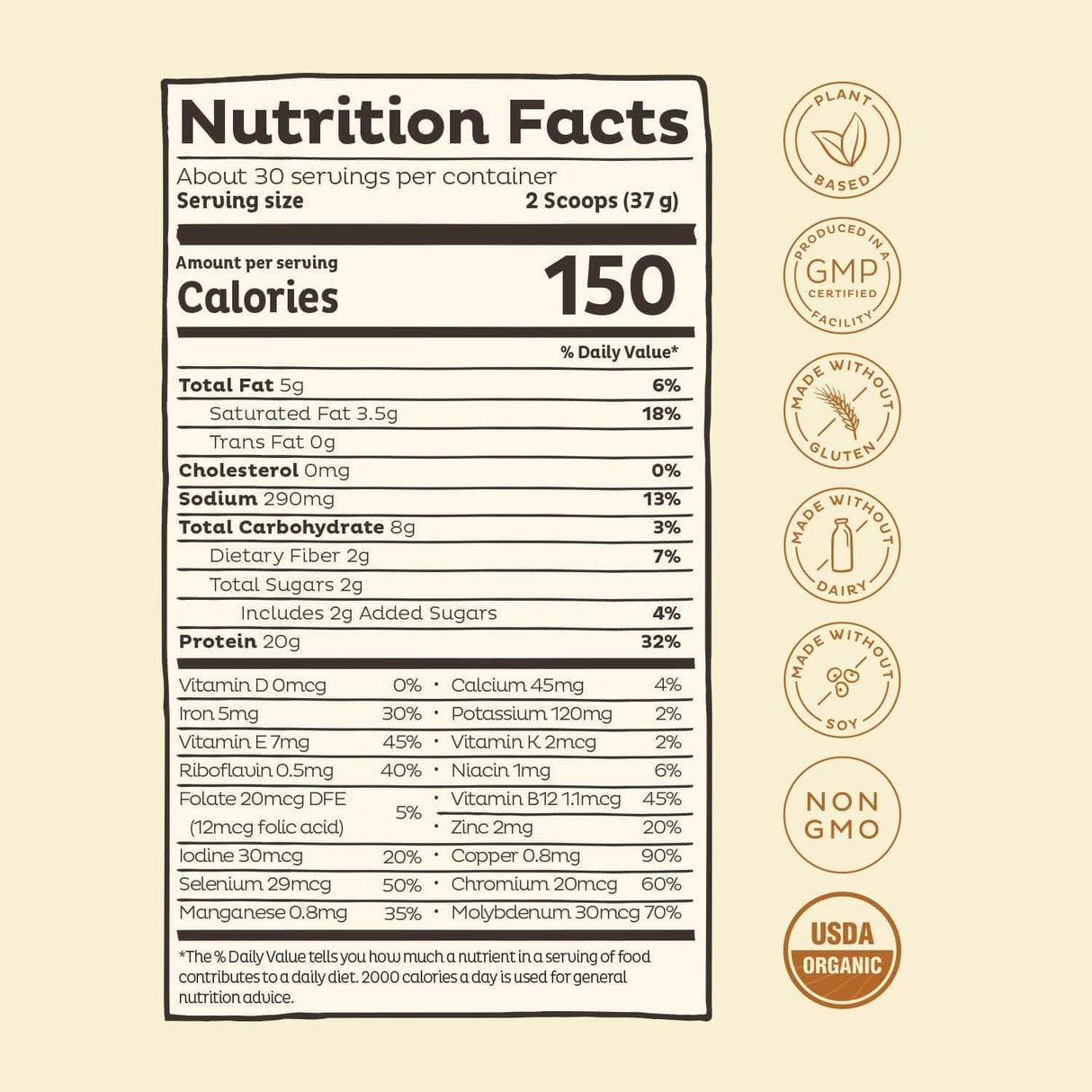 Suplementos Alimenticios mezcla de proteinas veganas