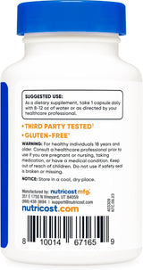 Nutricost CoQ10 200mg, 60 Cápsulas Vegetarianas, Alta Absorción
