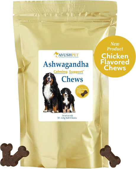 Ayush Pet Chews Calmantes Ayurvédicos para Mascotas 30 Unidades