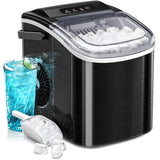 Máquina de Hielo Portátil AGLUCKY, 26.5lbs/24hrs, Autolimpiante