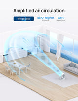 Ventilador Dreo 12 3 Velocidades, 70ft Potente, Silencioso