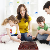 Juego de Mancala GSE con Piedras de Vidrio, 4 Jugadores, Plegable
