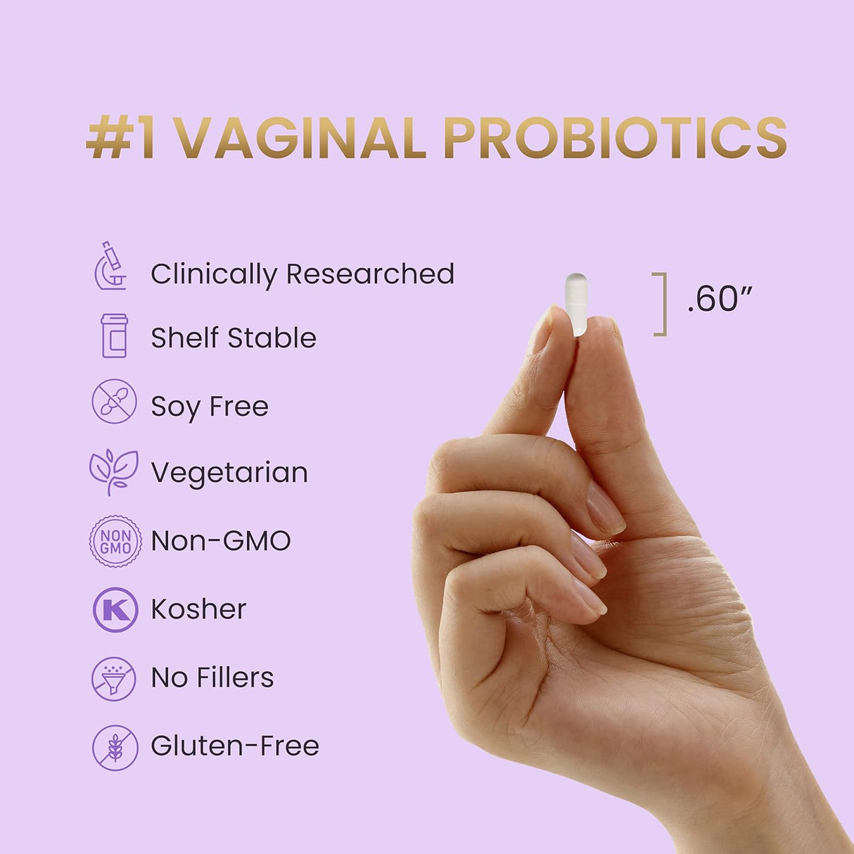 Suplementos Alimenticios Probiótico para la salud vaginal
