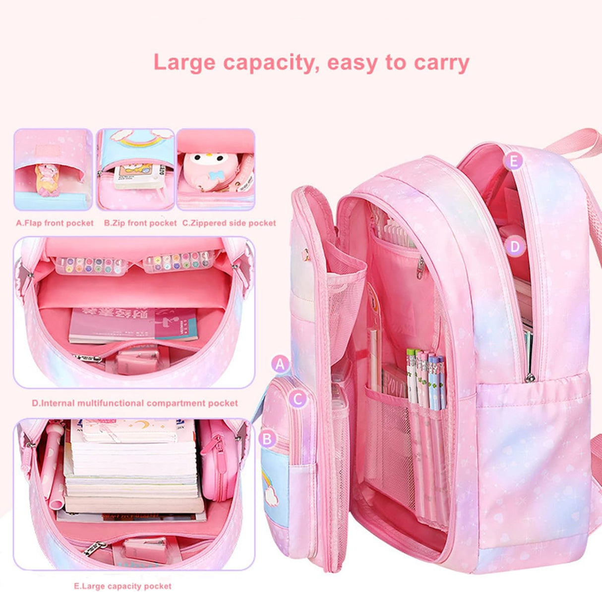 Morrales para niñas  juvenil  tipo mochila